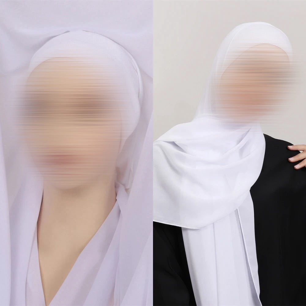 Hijab Instantané avec Aimants – Voile Élégant Facile à Porter + Bonnet Intégré