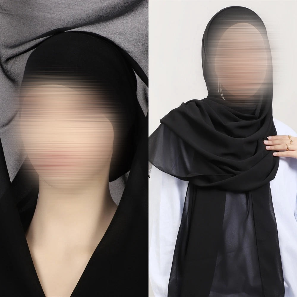 Hijab Instantané avec Aimants – Voile Élégant Facile à Porter + Bonnet Intégré