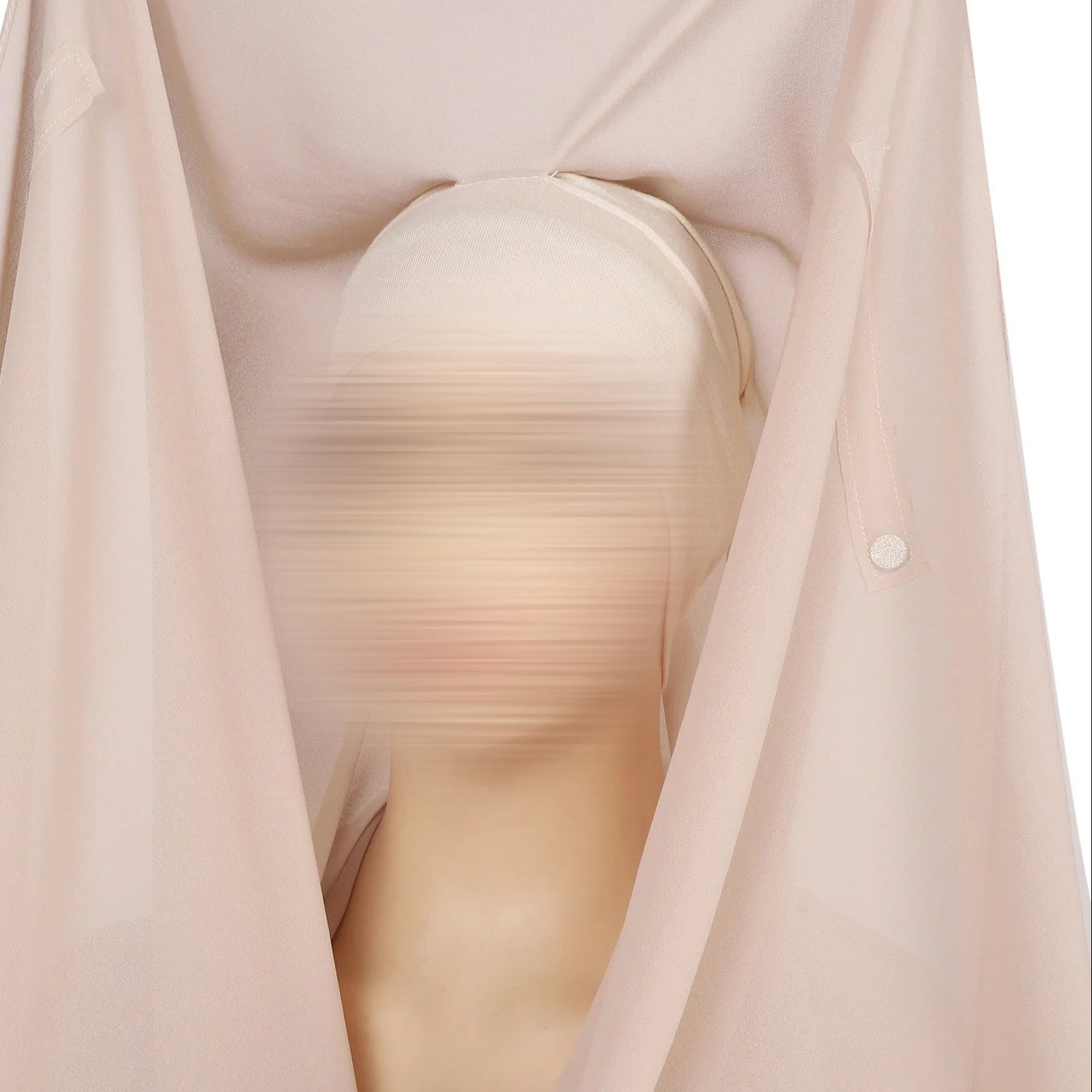 Hijab Instantané avec Aimants – Voile Élégant Facile à Porter + Bonnet Intégré