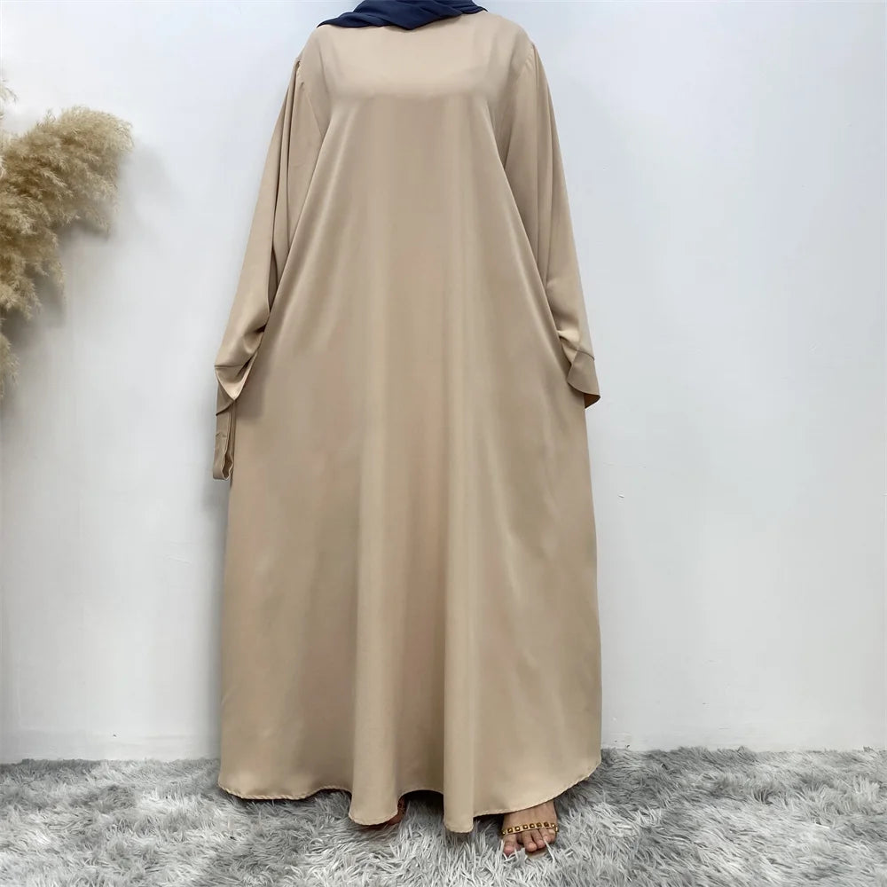 Abaya Longue Élégante pour Femme – Robe Modeste Ceinturée Style Kaftan Turquie | Tenue Musulmane Chic