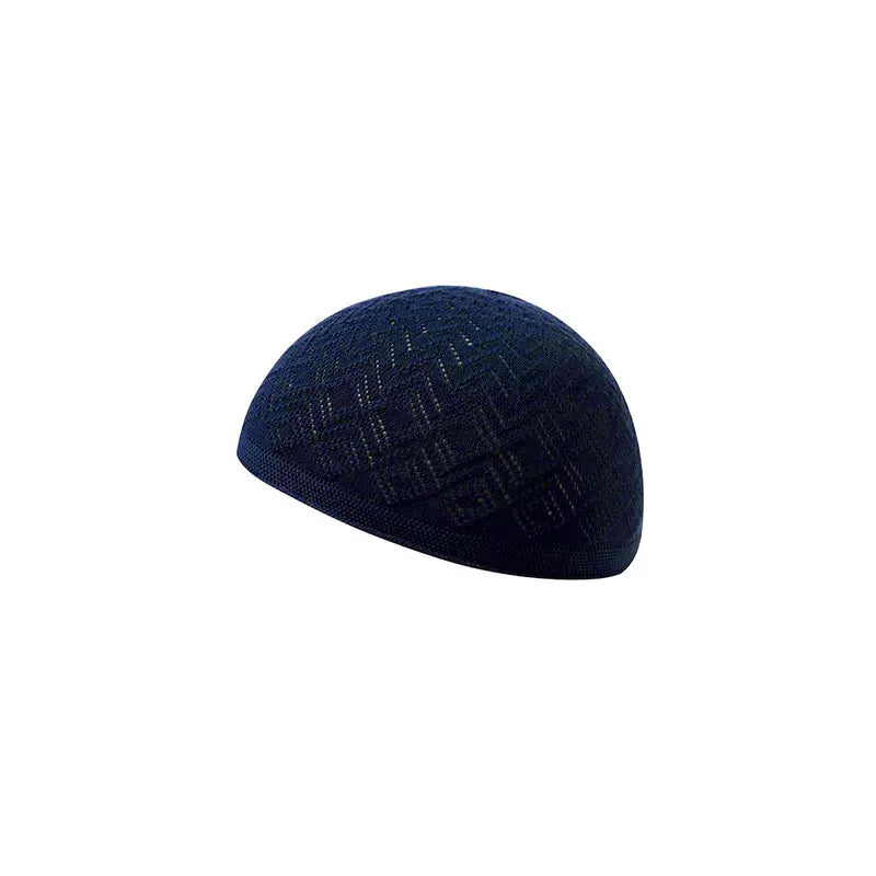 Bonnet de Prière |Taqiyah Tricoté pour Homme – Calotte Souple et Confortable