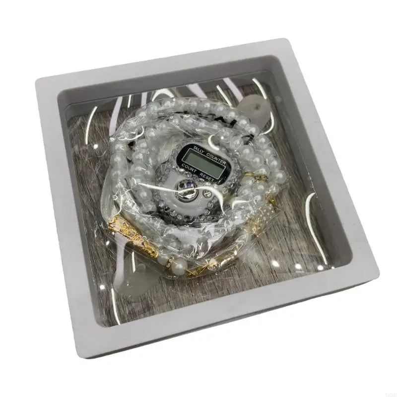 Tasbih De Prière 99 Perles + Compteur Électronique