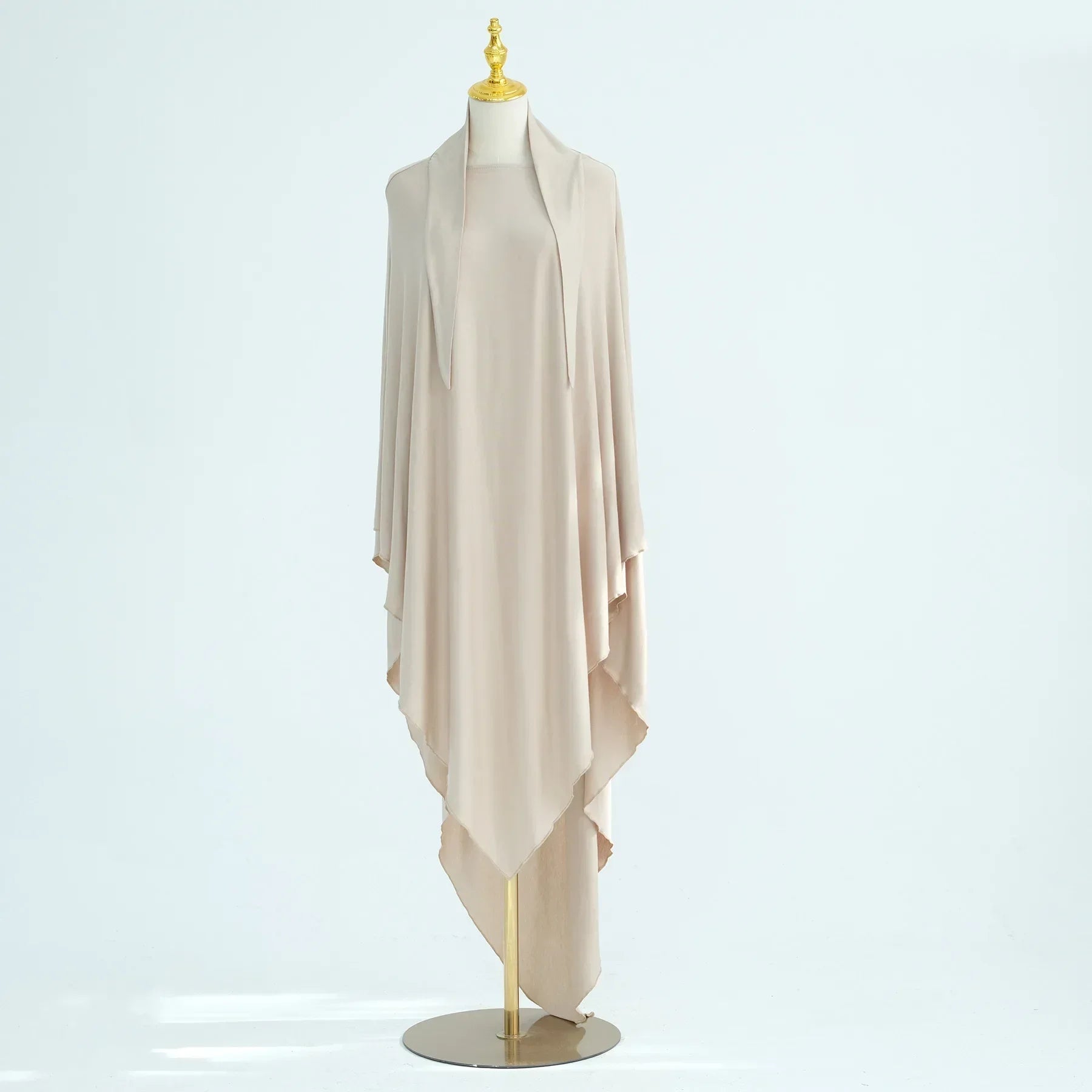 Khimar Long Jersey – Voile Islamique Long pour Femme, Style Jilbab Modeste et Confortable