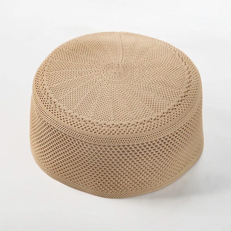 Taqiyah Islamique Homme – Bonnet de Prière Léger et Respirant