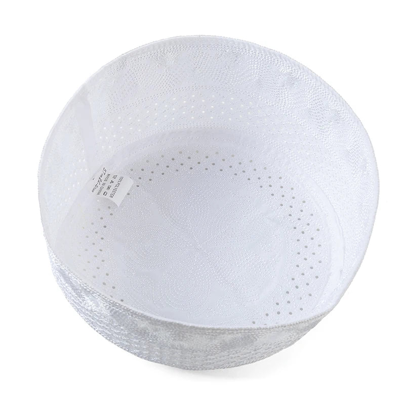 Taqiyah Islamique Homme – Bonnet de Prière Brodé, Confort Toutes Saisons
