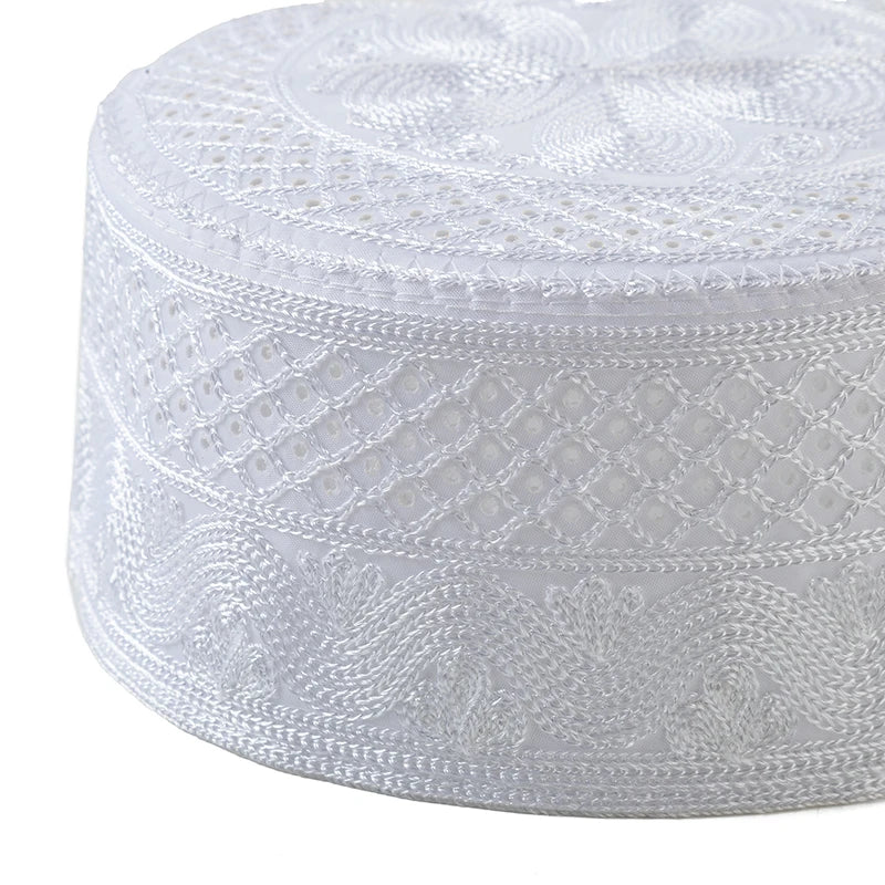 Taqiyah Islamique Homme – Bonnet de Prière Brodé, Confort Toutes Saisons