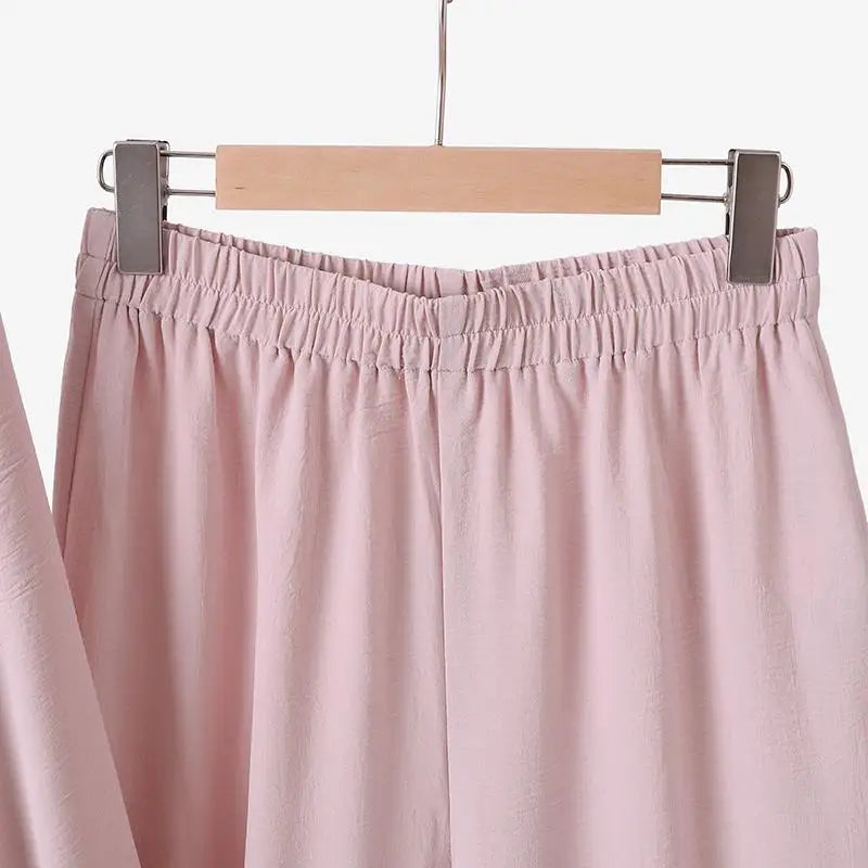 Ensemble Abaya Femme 2 Pièces – Long Haut + Pantalon Large | Tenue Musulmane Élégante Style Dubai