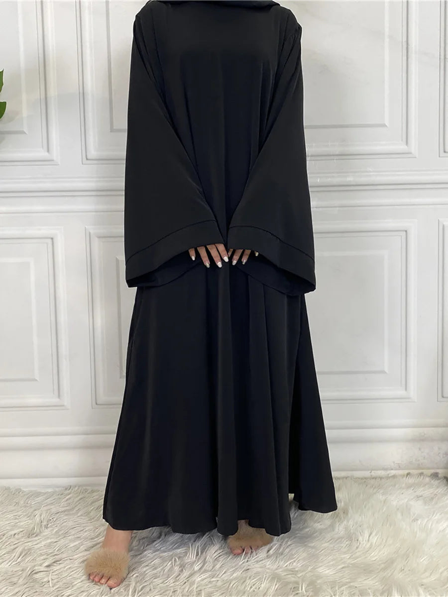 Abaya Longue Élégante pour Femme – Robe Modeste Ceinturée Style Kaftan Turquie | Tenue Musulmane Chic