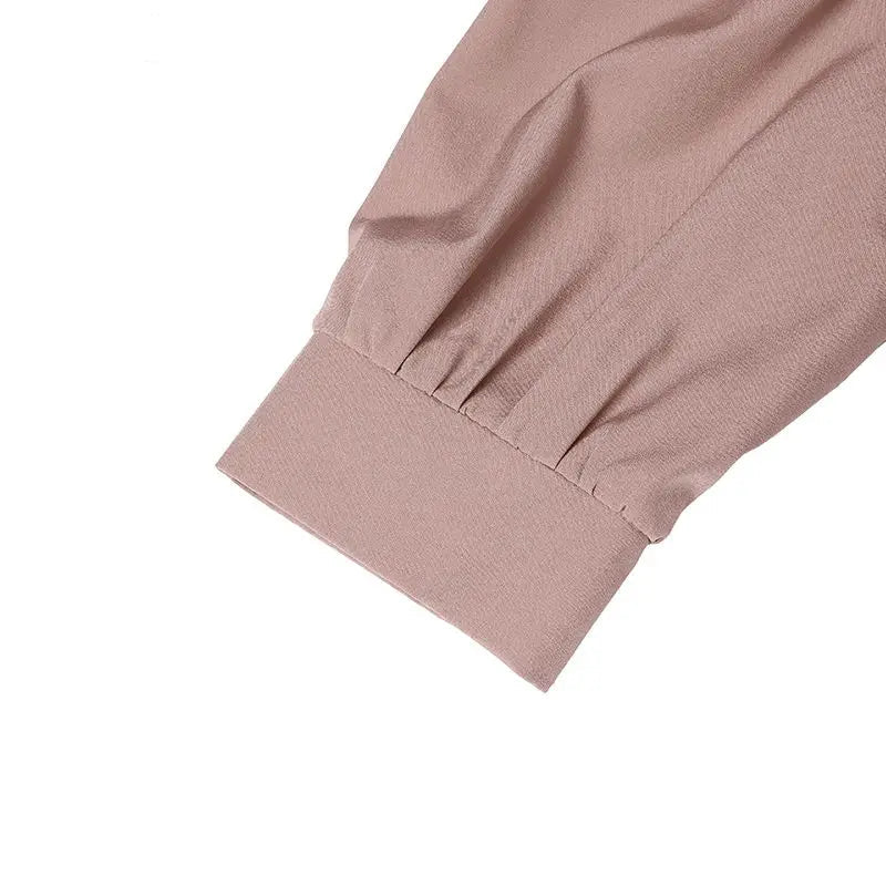 Robe Abaya Longue  – Robe Élégante Ceinturée à Volants, Manches Longues, Style Moderne et Modeste