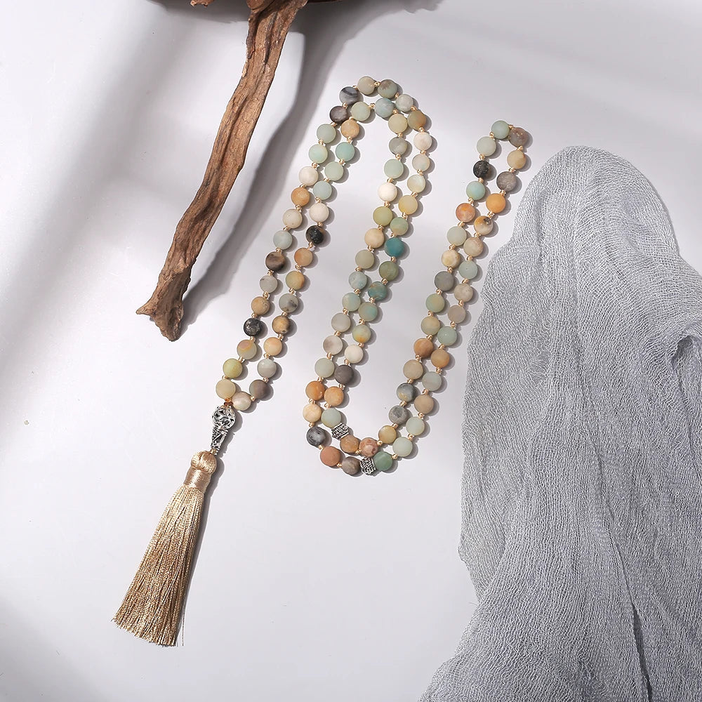 Tasbih De Prière 99 Perles – Pierre Naturelle 8mm