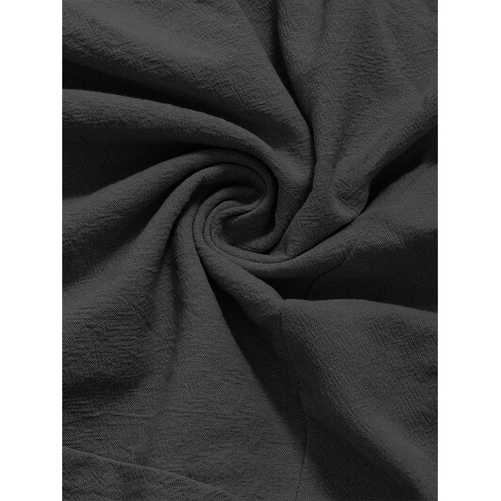 Pantalon Harem Homme Coton Lin – Coupe Loose Confortable, Style Streetwear Respirant | Jogger Long Léger Printemps Automne