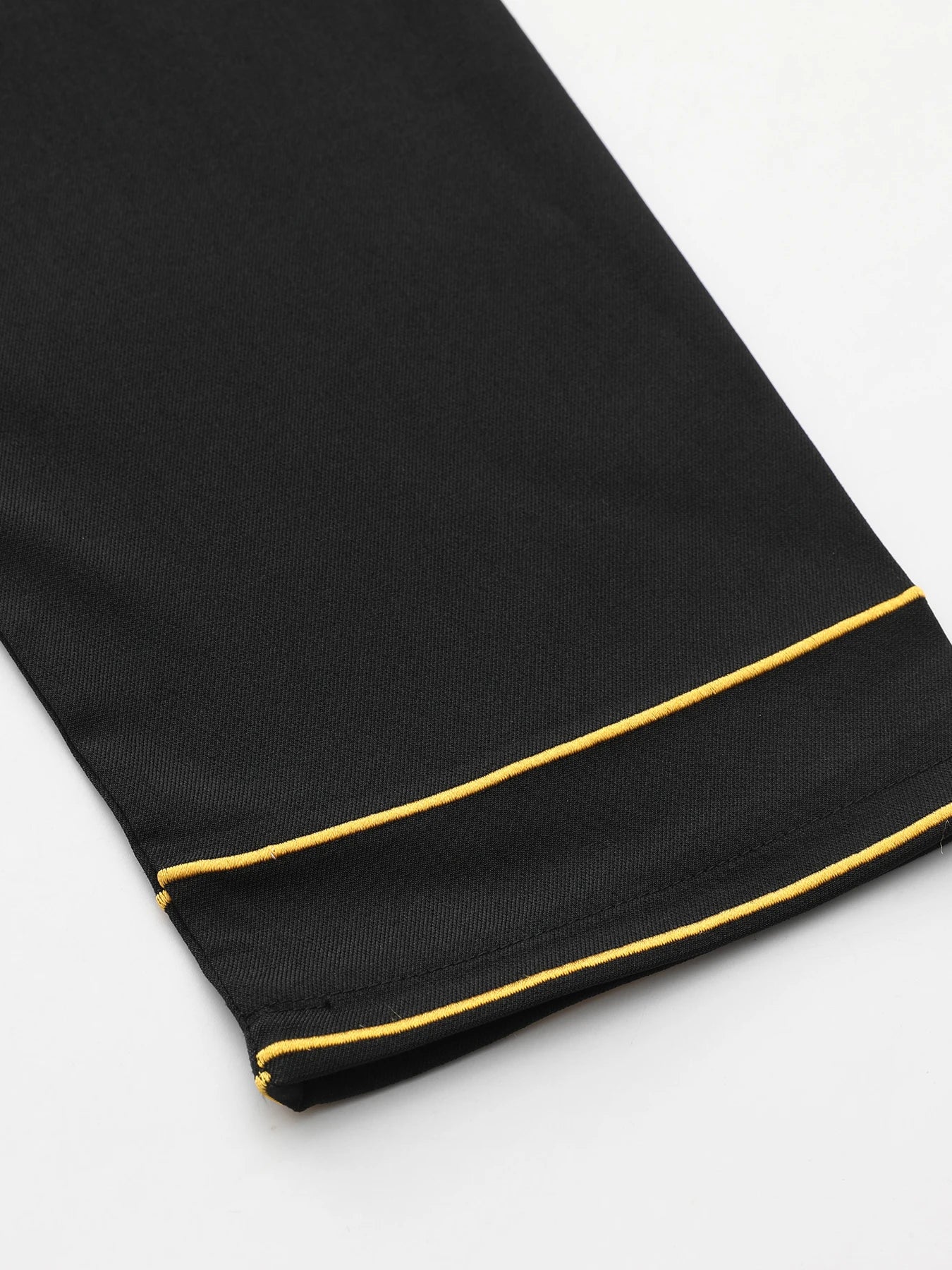 Kamis Homme Longue Robe Arabe – Col Mandarin Brodé, Manches Longues, Style Casual | Jubba Muslim 4 Saisons