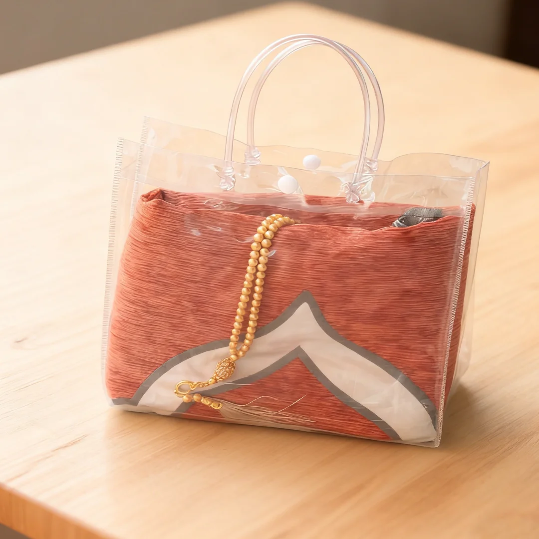 Tapis de prière avec tasbih et sac de transport