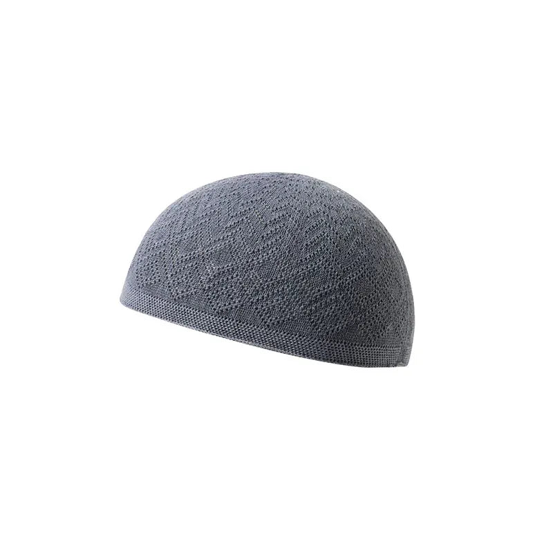 Bonnet de Prière |Taqiyah Tricoté pour Homme – Calotte Souple et Confortable