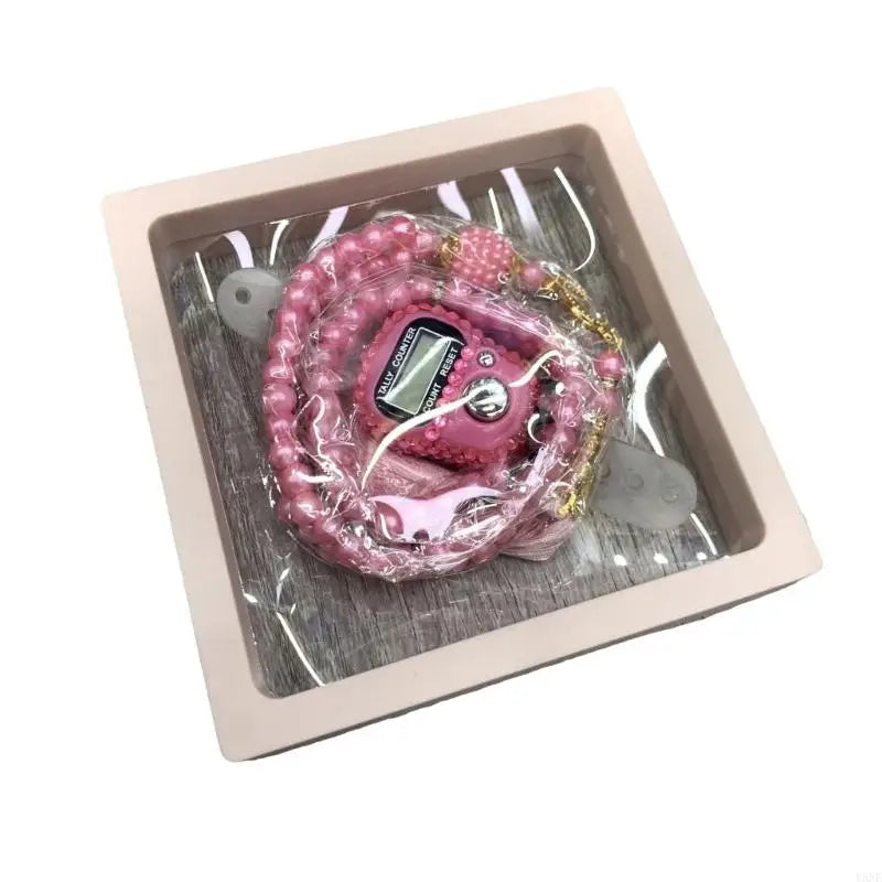 Tasbih De Prière 99 Perles + Compteur Électronique